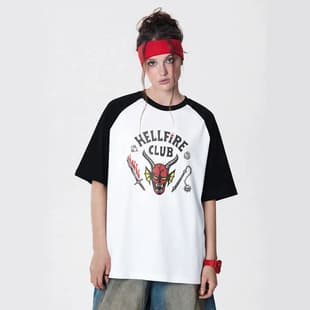 In Stock Pure Cotton American Vintage Raglan Short Sleeve T-Shirt Women's Early Spring New Basic Top Loose College Style Top