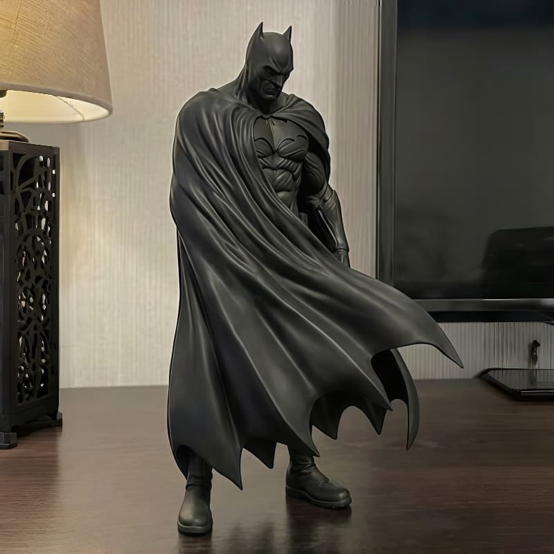 Dark Night Knight 3D Printed Black Knight Batman Ornaments Niche High-end Entrance Desktop Interior Simple Decoration