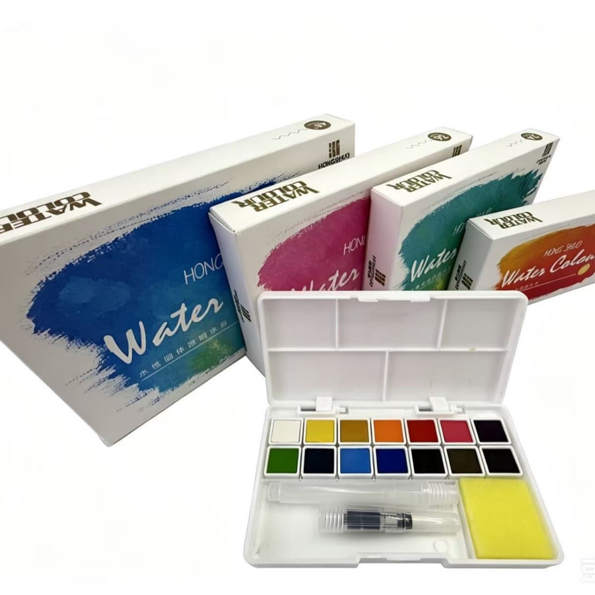 Solid Watercolor and Gouache Paint Set for Beginners, Art Solid Watercolor Manufacturer, for Beginner Drawing and Art