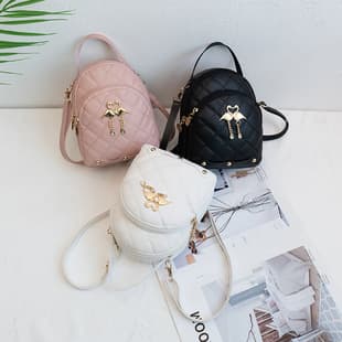 Women's Bags 2021 Fashion Backpack, Drop Shipping for Southeast Asia, Student Small Bookbag, Embroidered Backpack, New Style