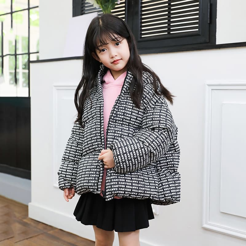 Girls Down Jacket Thickened 2024 Winter New Parent-Child Style Boys Down Jacket Baby Down Coat 23153