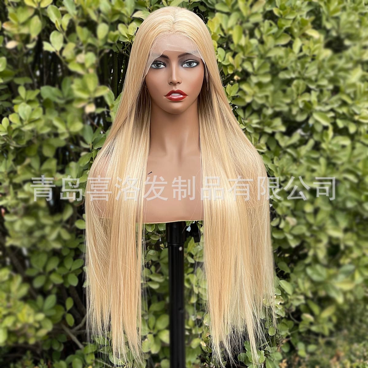 13x4 Lace Front Wig Mixed Gold Long Straight Hair Natural Hairline High Temperature Synthetic Fiber Mixed Gold Long Straight