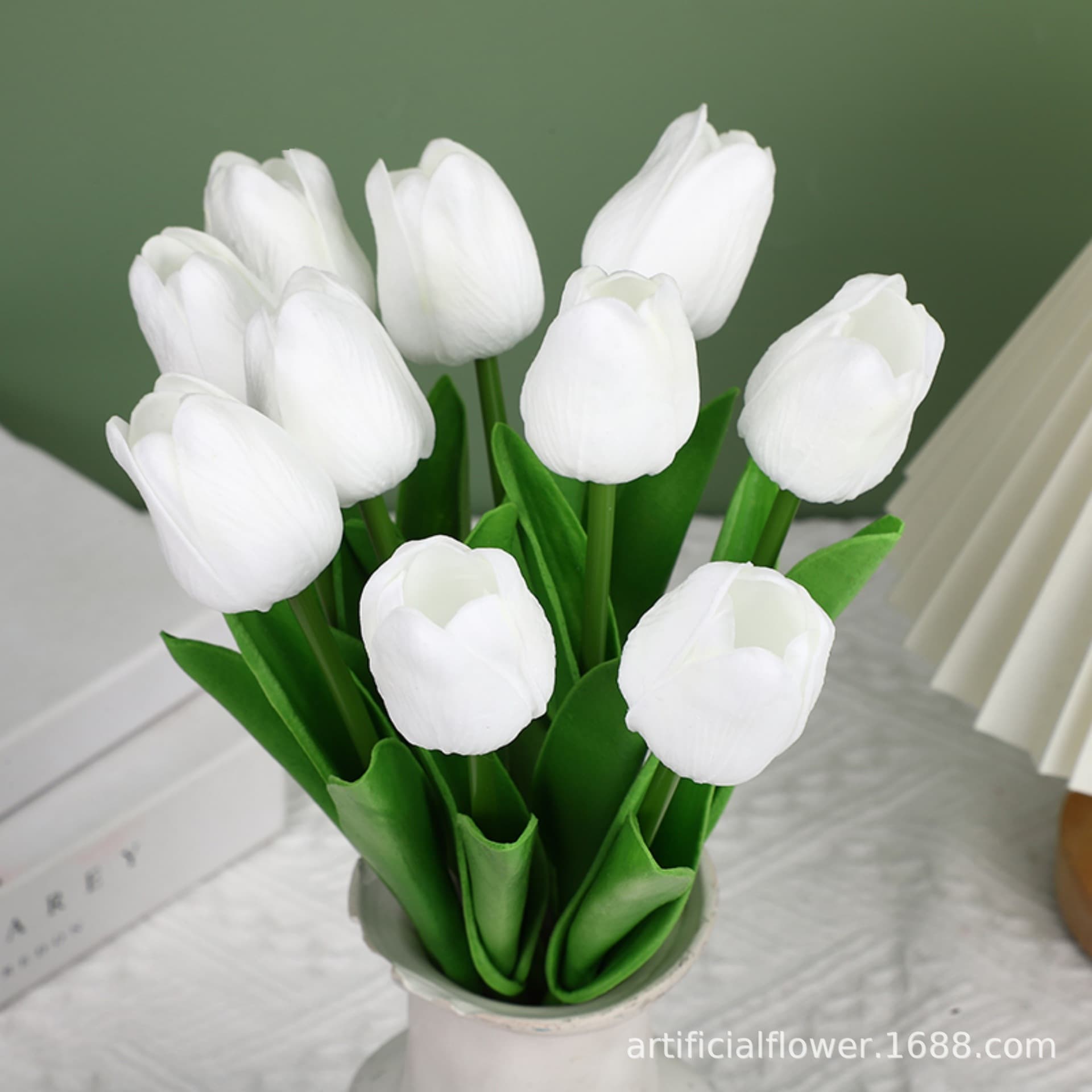 PU Mini Tulip Fake Flower Manufacturer, Wedding Artificial Flowers