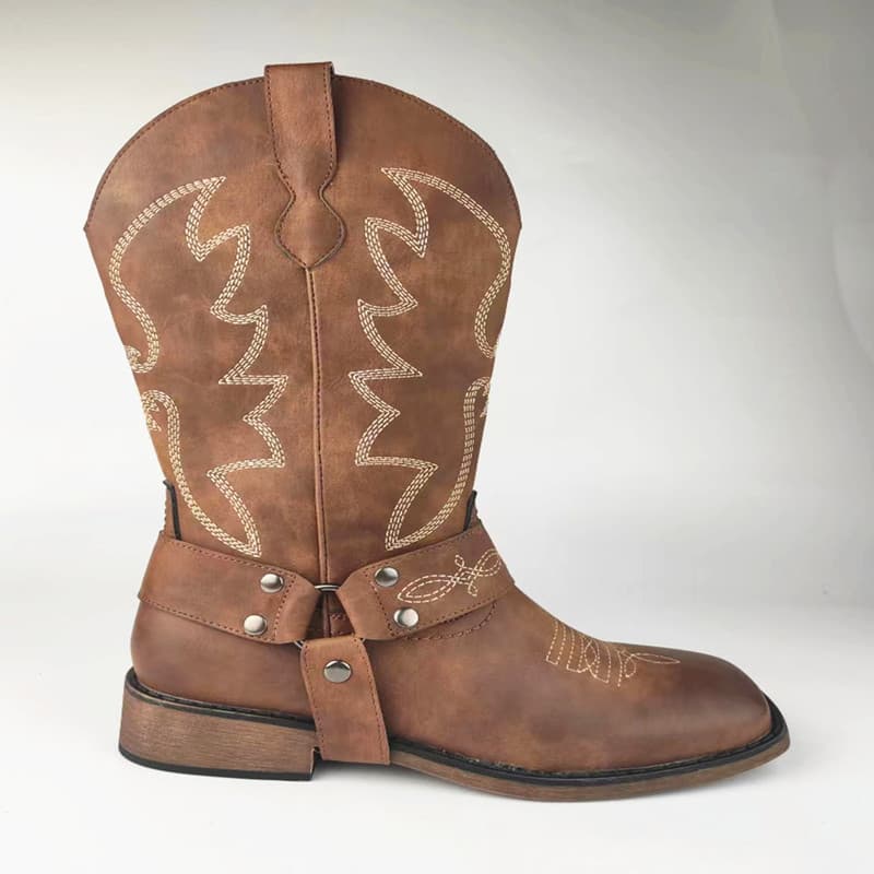 Special price new packaging Ding cowboy boots COWBOY BOOTS TW-B21268-9EE fat last