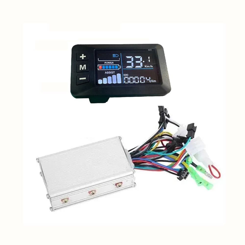 Electric Bicycle Mountain Bike Scooter LCD Instrument Controller Battery Speed Display Color Screen Model G51