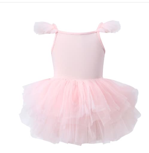 Girls Ballet Tutu Dress Kids Performance Costume Cross-Border Best Seller Printed Mesh Dance Dress Tutu Skirt Dress for Girls