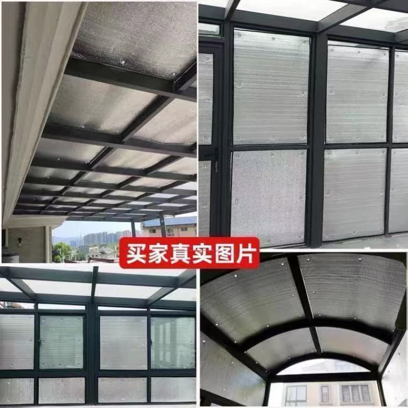 ✅ Sunroom Window Insulation Film Glass Reflective Film Balcony Bedroom Aluminum Foil Sunshade Household Sun Protection Cooling Artifact