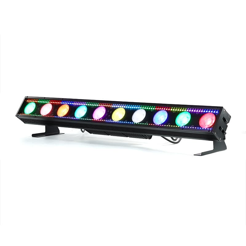 Cross-Border 10x 50W Waterproof Matrix Light with Fill Light Long Strip Wall Washer Light Background Running Light Stage Light Wholesale