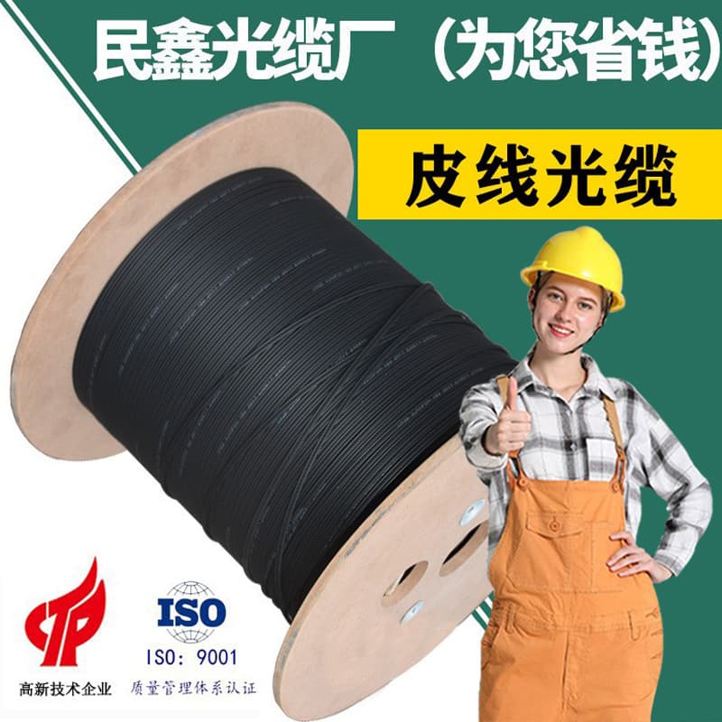 Minxin FTTH outdoor fiber line indoor/outdoor 1/2/4-core drop cable drop wire single-mode fiber line