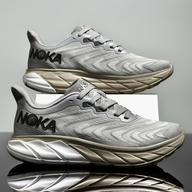 2026 Summer Fashion Chinese Trend Casual Sports Shoes for Men, Versatile Cushioned Comfortable Running Shoes, Flyknit Breathable Mesh Shoes