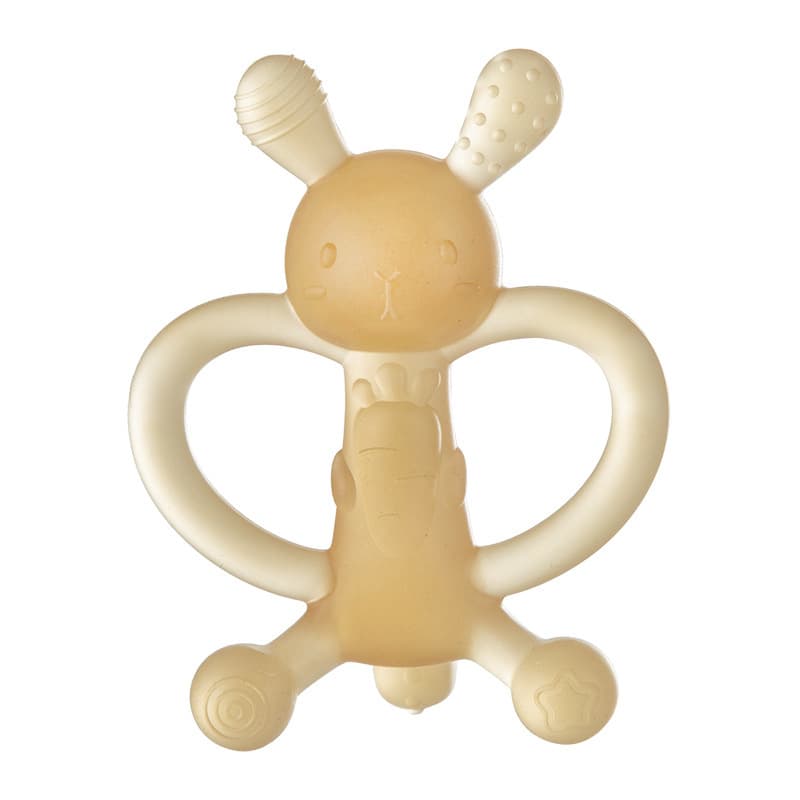 Factory Direct New Radish Rabbit Teether for Teething and Oral Stage Relief Baby Silicone Teething Stick Free Shipping