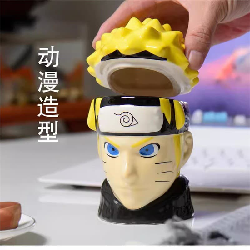 Curated Naruto NARUTO Ceramic Cup Naruto Uzumaki Shaped Mug Creative Anime Merchandise Mug