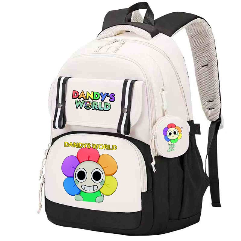 Dandy's World Campus Fashion Korean Style Backpack High-Capacity Student Casual Daypack