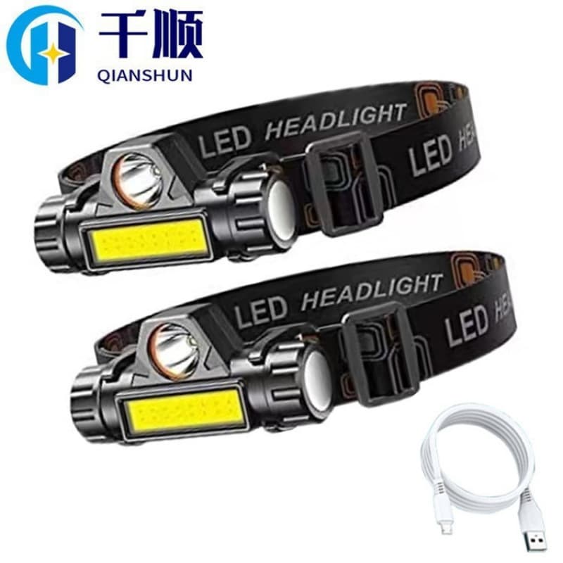 Wholesale Multifunctional USB Rechargeable Headlamp COB Outdoor Emergency Headlight 101 Lighting Headlamp