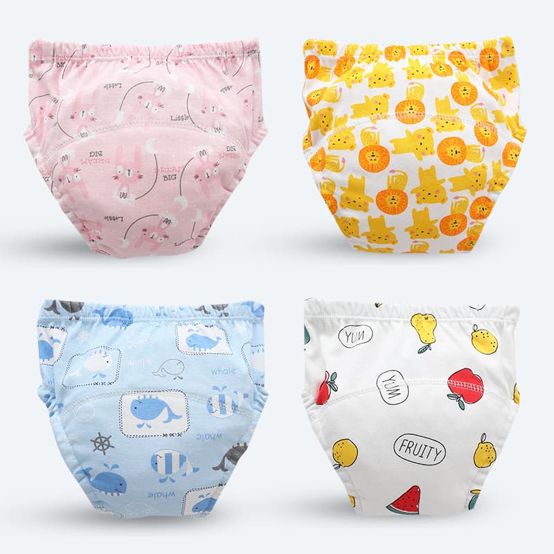 Infant baby training pants washable ecological cotton isolation learning pants cloth diaper breathable new diaper cover children