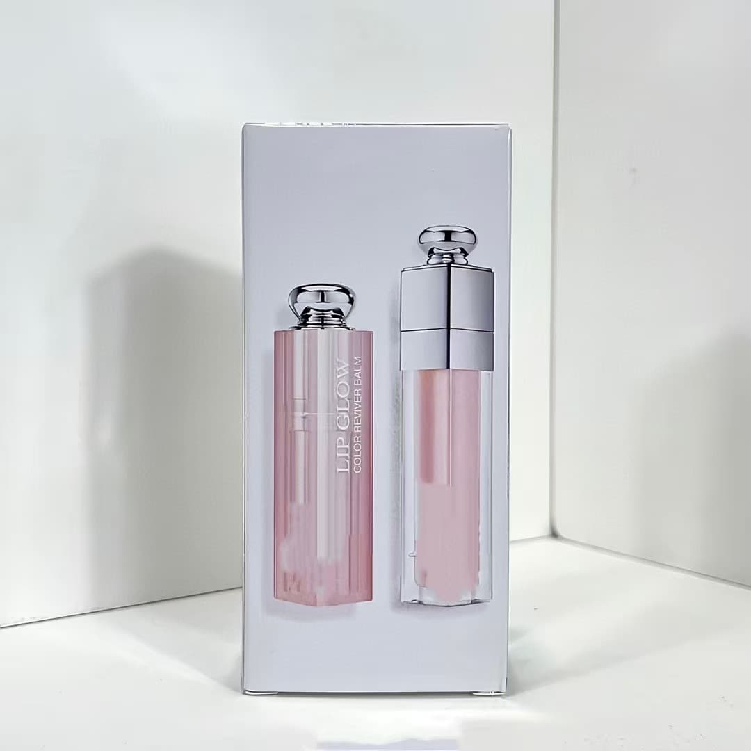 New Di Jia Plumping Lip Gloss Star Color-Changing Balm 001-004 Two-Piece Set - Moisturizing Lipstick