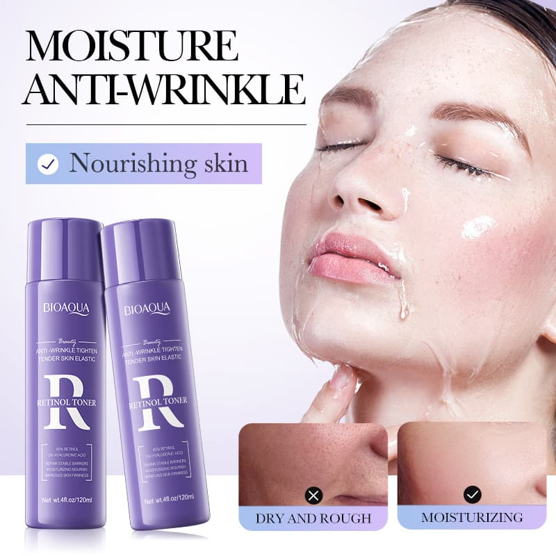 BIOAOUA Retinol Firming & Purifying Skincare Set with Toner, Lotion, Cleanser & Face Cream - Cross-border Wholesale