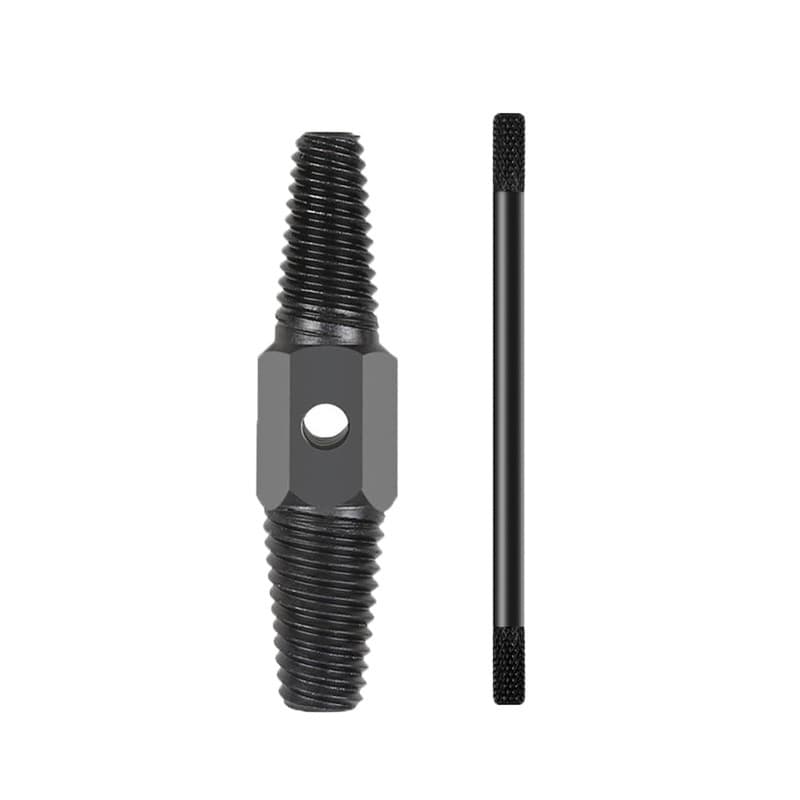 Double-ended Pipe Extractor, Triangle Valve and Stripped Screw Removal Tool, Hand Tap Set for Broken Screw Extraction