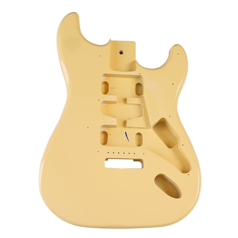 Electric Guitar Gloss Light Yellow Body Professional Guitar Modification DIY Instrument Parts