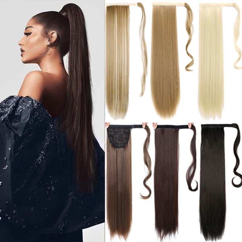Long Straight Hair Wig Synthetic Hair Extension For Women In Various Colors Available Easy To Style Maintain