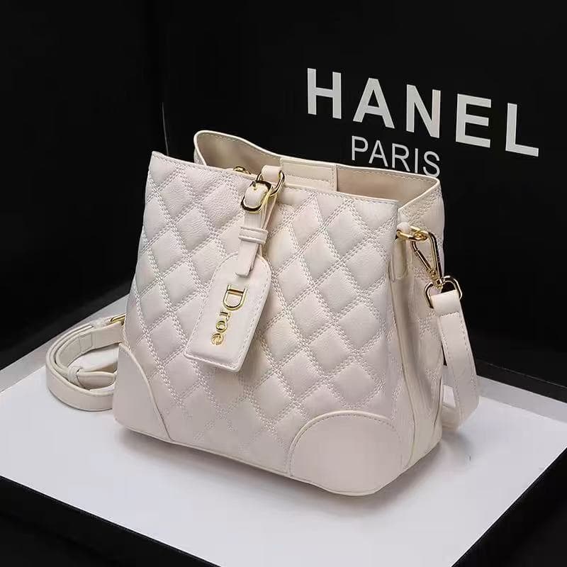 Dropshipping Diamond Quilted Large Capacity Crossbody Bag New Fashion Trendy Handheld Bucket Bag Premium Feel