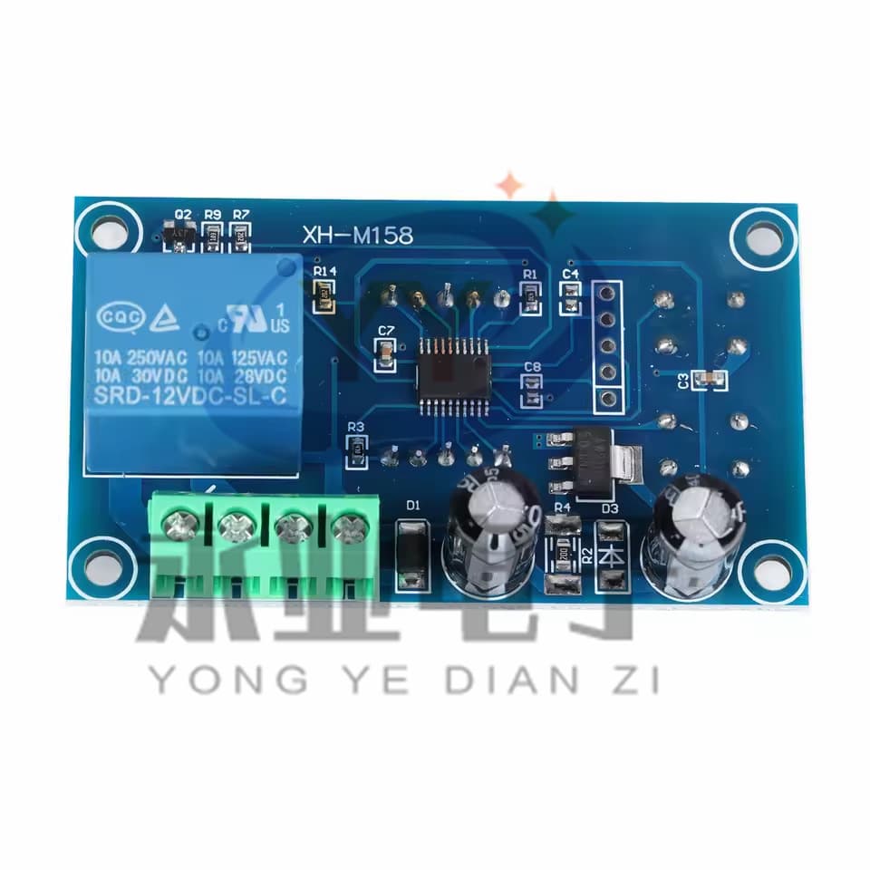XH-M158 CNC Intermittent Operation Control Module, 0-99 Second Intermittent Output, Digital Display Oscillation Output Switch