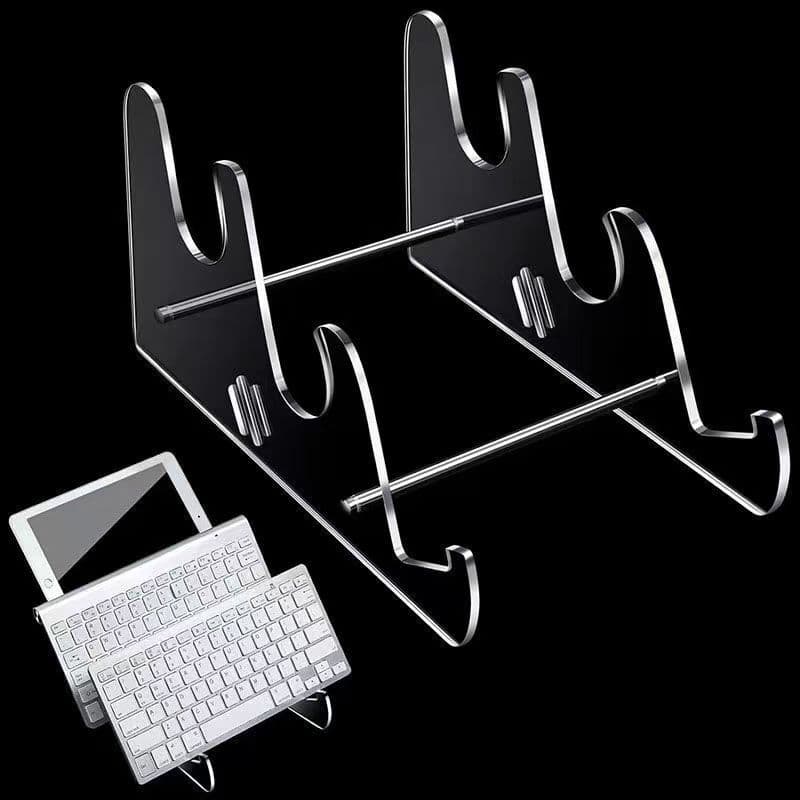Acrylic Gaming Keyboard Stand Easy-to-remove Bracket Desktop Tray Elevating Computer Mechanical Keyboard Display Rack