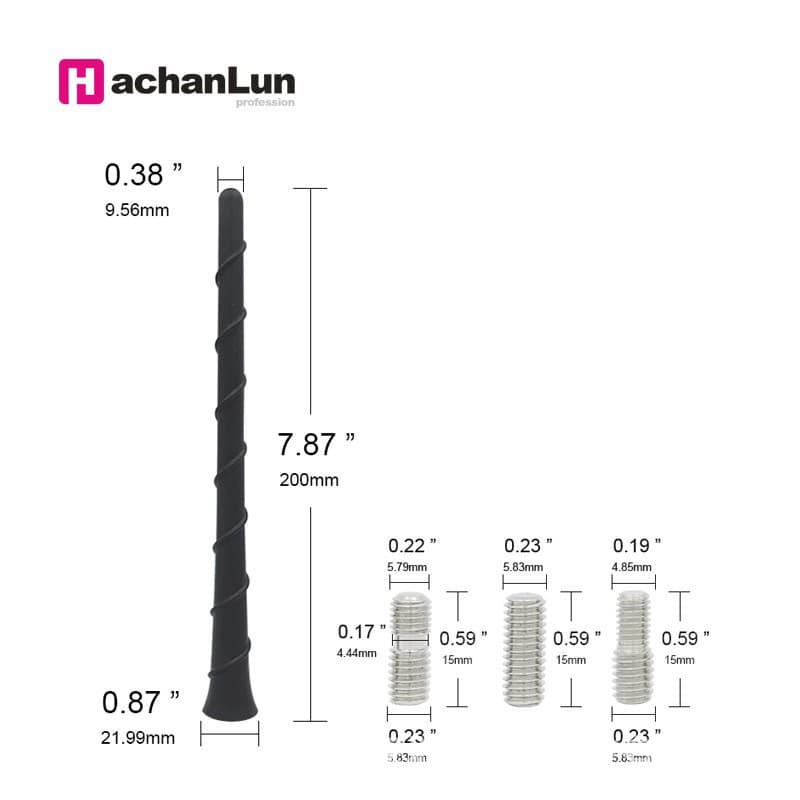 7.87-Inch Spiral Antenna Rod Grand Cherokee Antenna Radio Modification Car Antenna