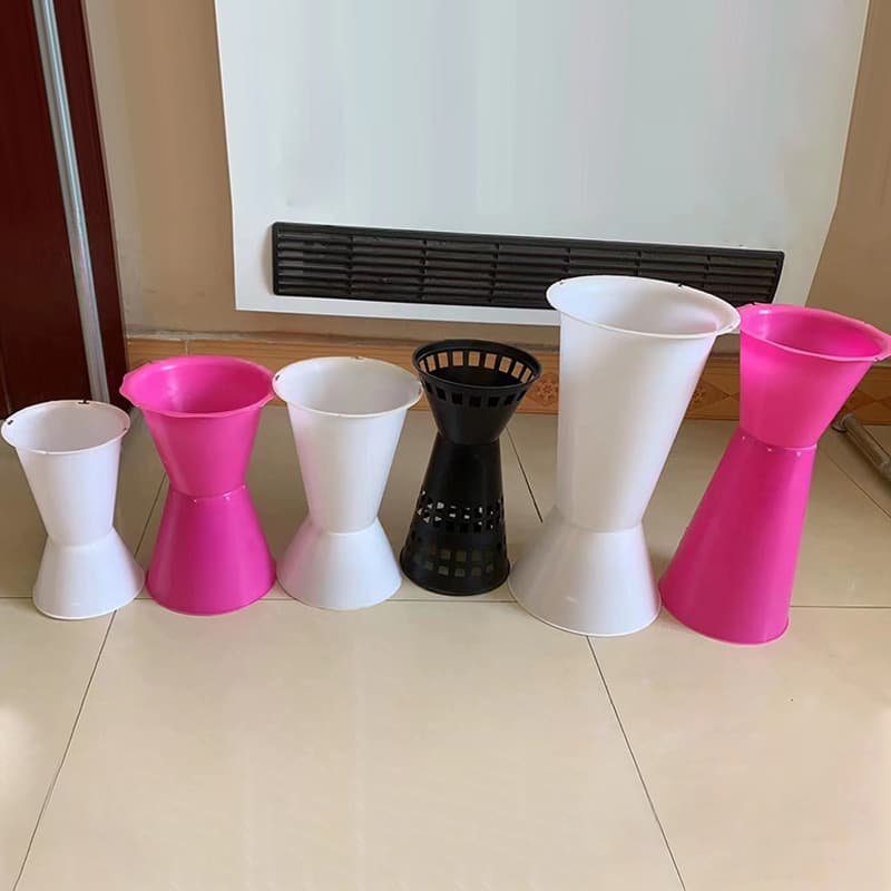 Festival Flower Arrangement Bucket Wholesale Base Sword Bucket Flower Shop Flower Arrangement Materials Fresh Flower Packaging Plastic Flower Arrangement Tool Small Sword Bucket