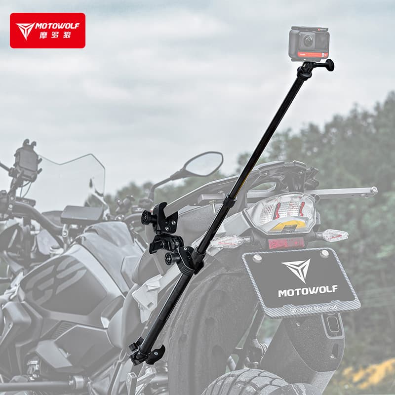 Compatible with DJI Osmo 360 X5 X4 Motorcycle Riding Mount, Multifunctional Camera Selfie Stick Mount