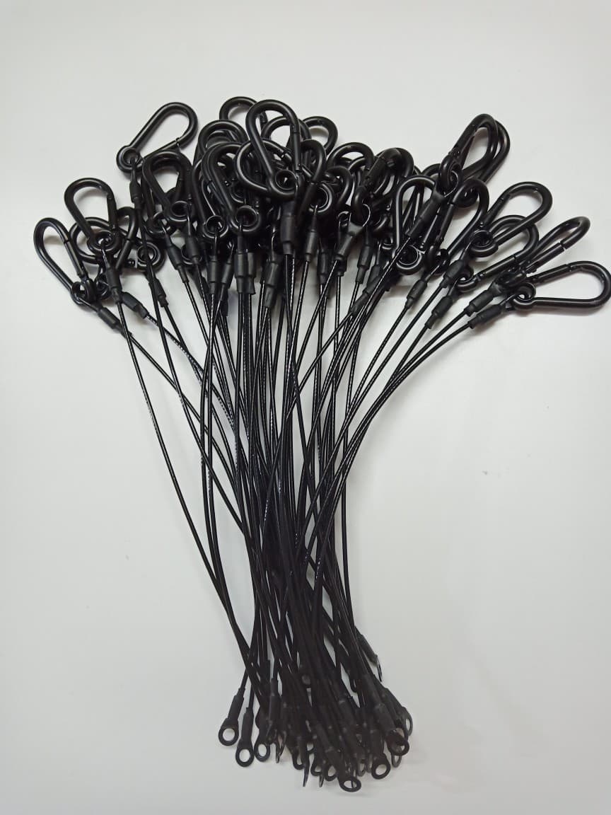 [Direct from Manufacturer] LED lamp anti-drop rope, stainless steel wire rope sling, coated steel wire rope cable.
