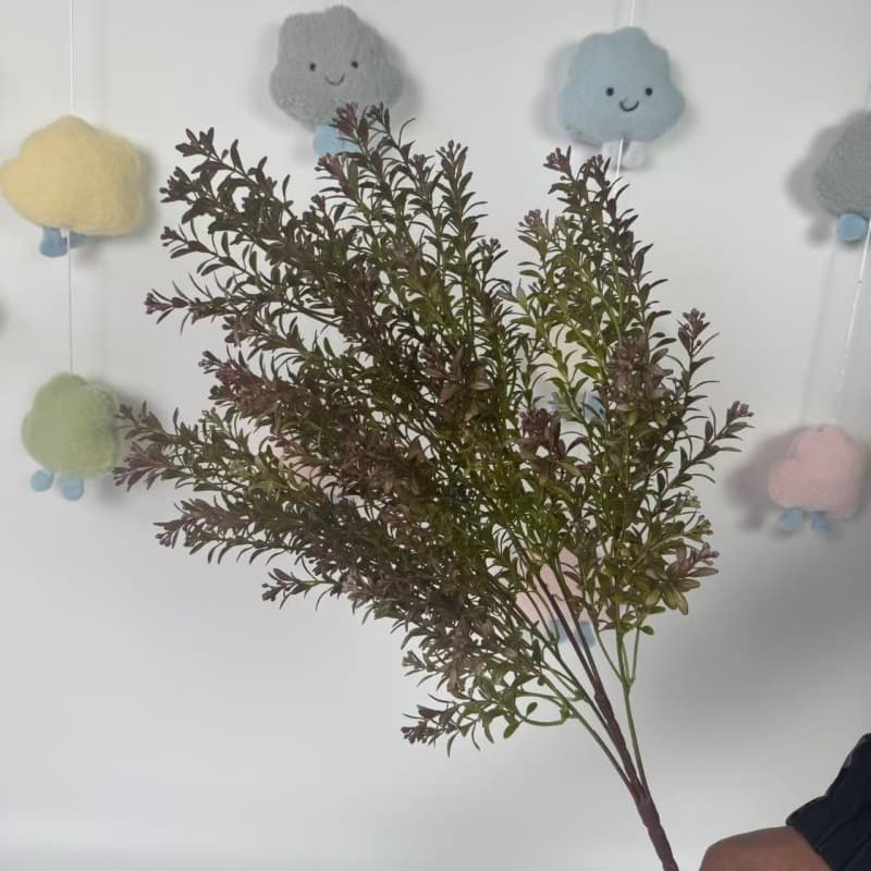 Artificial Green Plant Small Bean Photography Prop Wedding Decoration Live Streaming Background Green Plant Flower Row Green Leaves Outdoor Green Grass