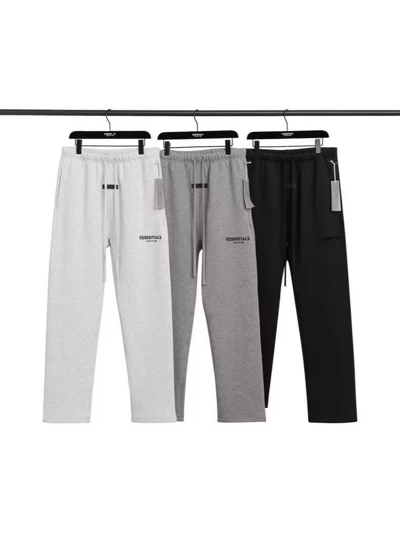 ess Pants - Essentials Cross-border 22SS Relaxed Sweatpants 22 Straight-Leg Pants
