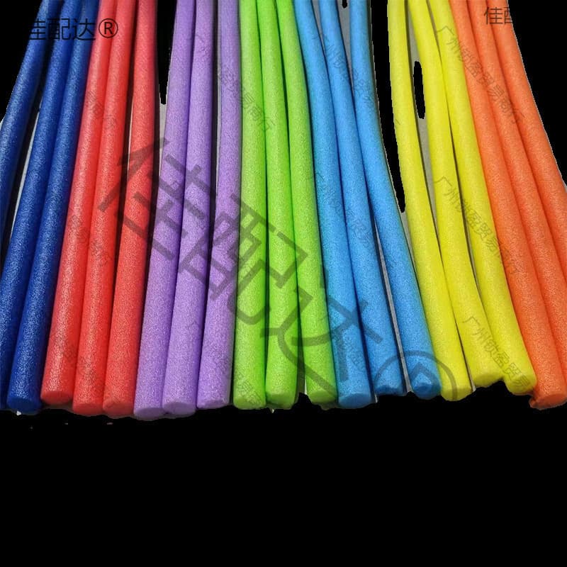 Handmade tube and rod, kindergarten decoration foam strip, solid pearl cotton stick, wedding swimming floating sponge filling, colored