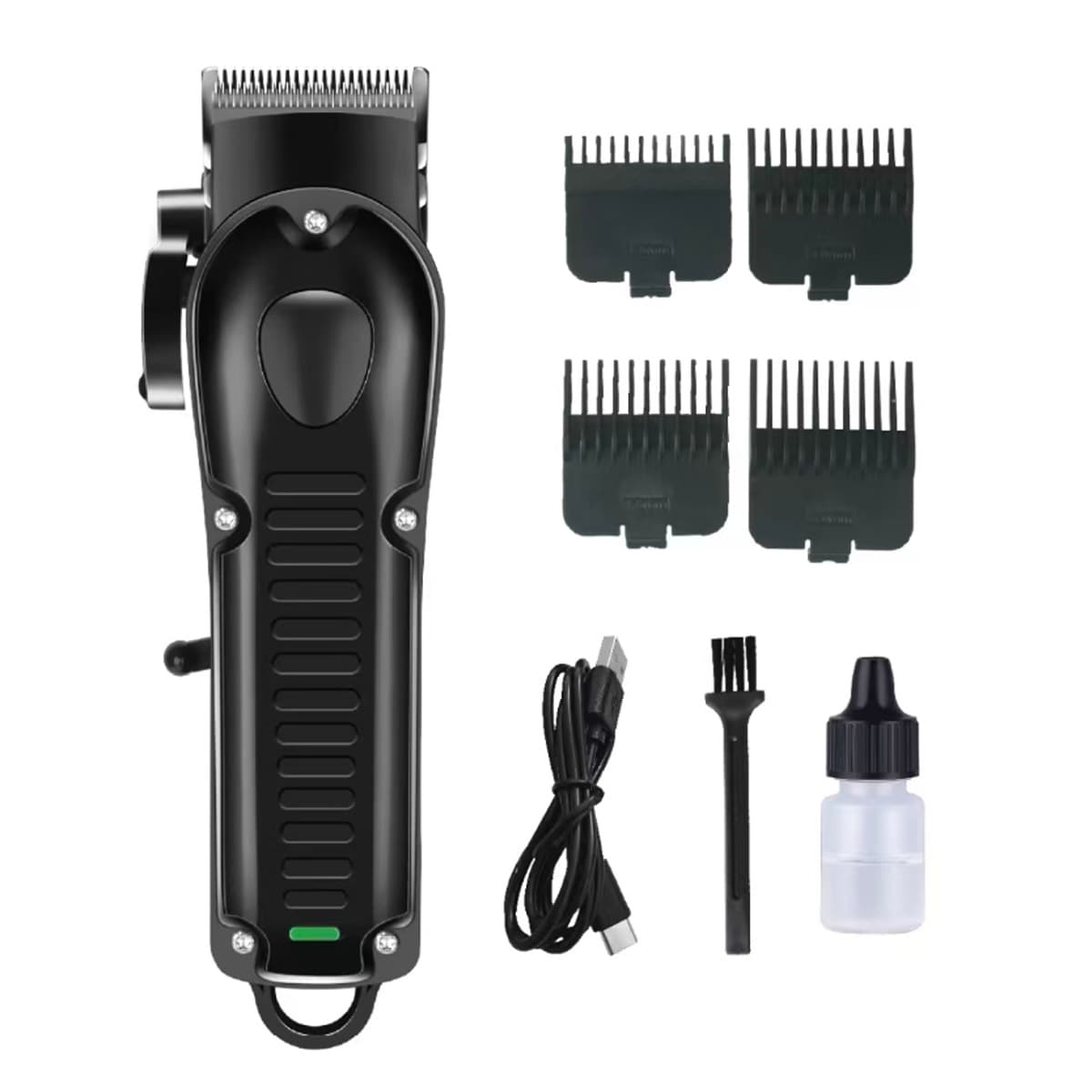Cross-border Hair Clipper Bald Head Electric Trimmer Rechargeable Barber Clipper Oil Head Cutting Kit Electric Hair Clipper