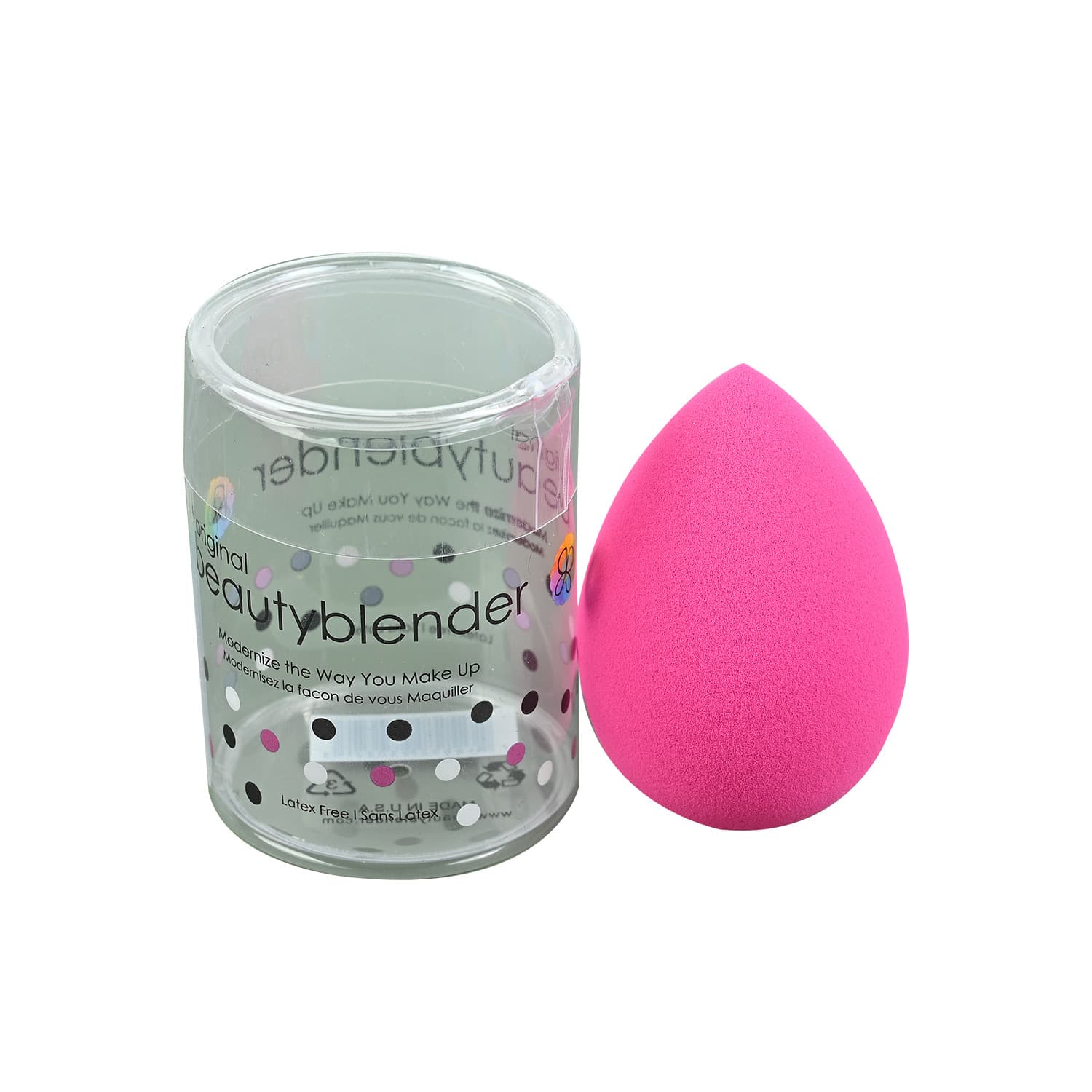 PVC Rolled Edge Bucket Blender Teardrop Makeup Sponge, Soft Q-Bouncy Dry and Wet Dual-Use Foundation Tool Sponge Egg