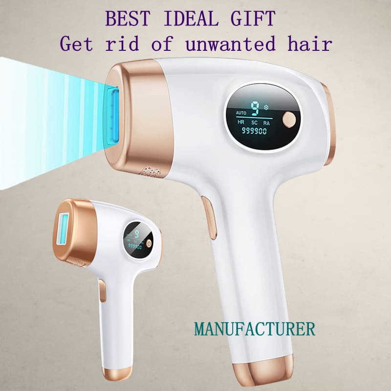 Factory Wholesale Home Use IPL Laser Hair Removal Device for Lip, Leg, Private Parts, and Full Body with Freezing Point Technology