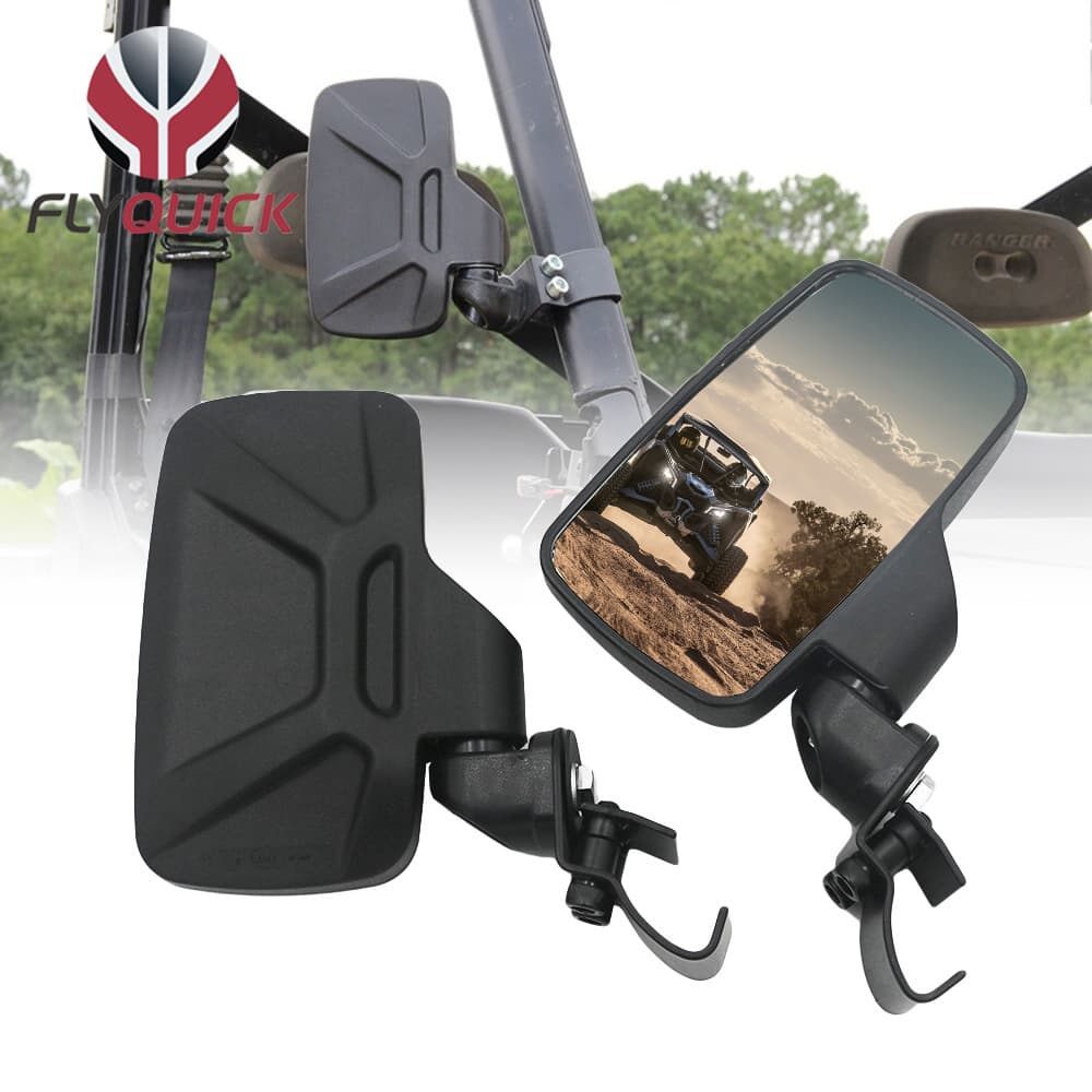 FLYQUICK Cross-Border E-Commerce New Universal UTV/ATV Beach Buggy Custom Tube Bracket Side Mirror