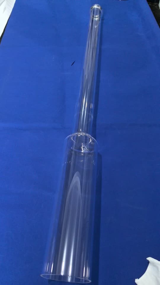 Quartz furnace tube, protective conduit