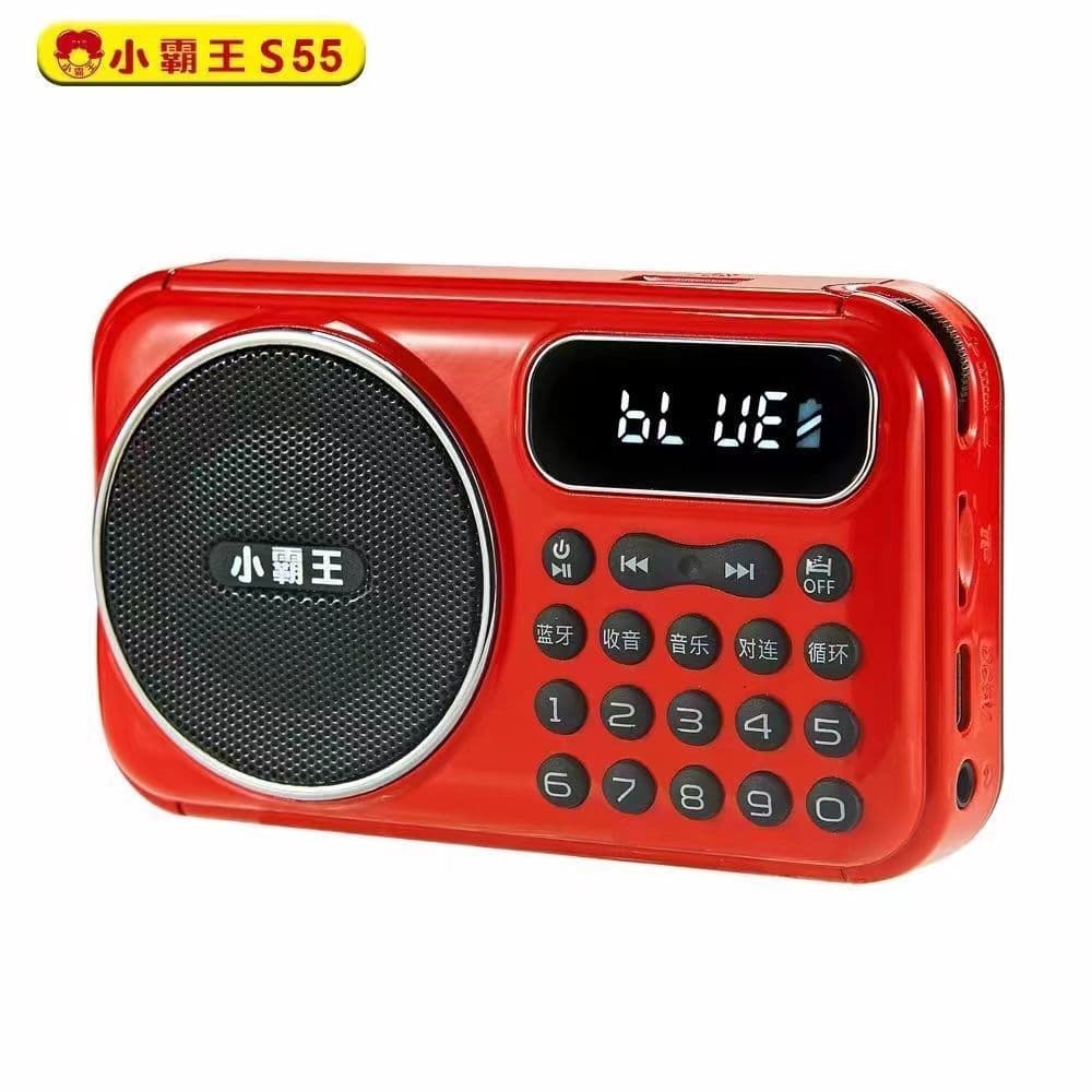Xiao Ba Wang S55 Radio with USB, Bluetooth Speaker, Mini Portable Player