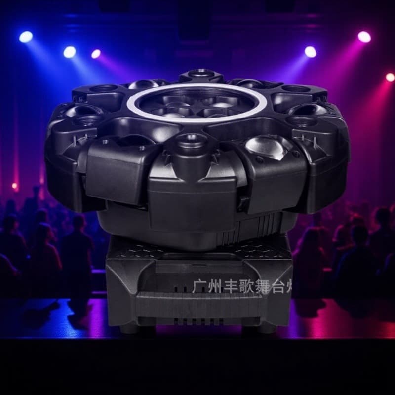 Home KTV Atmosphere Light Six-Arm Magic Ball Light Sound-Activated Bar Flash Disco Rotating Beam Light Stage Lighting