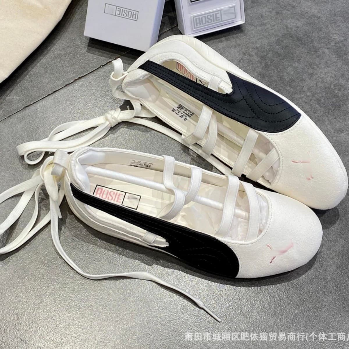 Puma Speedcat Ballet Shoes Rose Park Chae-young Mary Jane Style Women's Sports Fashion Versatile Slip-on