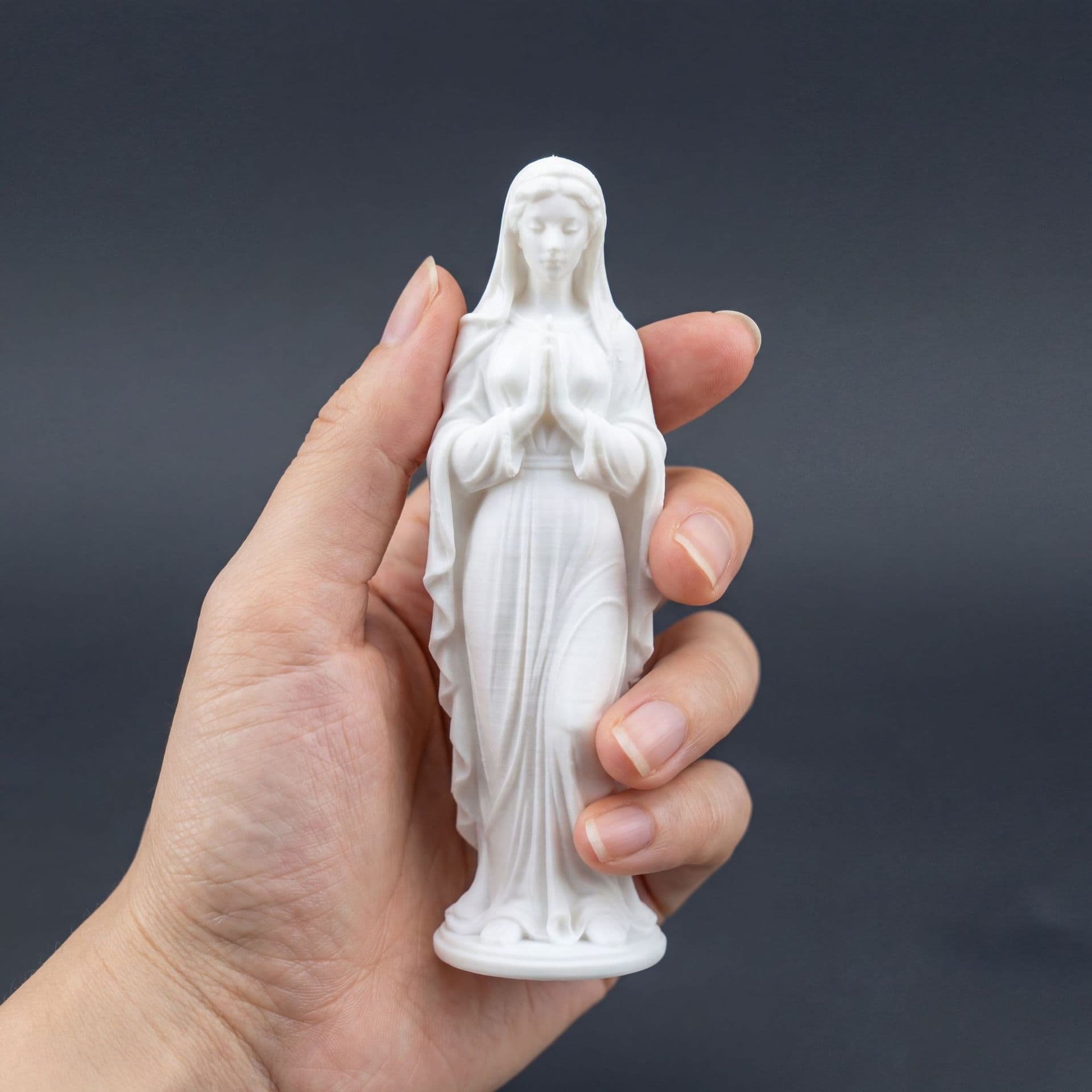 New 3D Printed Figurine Cross-Border Premium Prayer Statue Desktop Display Art Piece Factory Wholesale