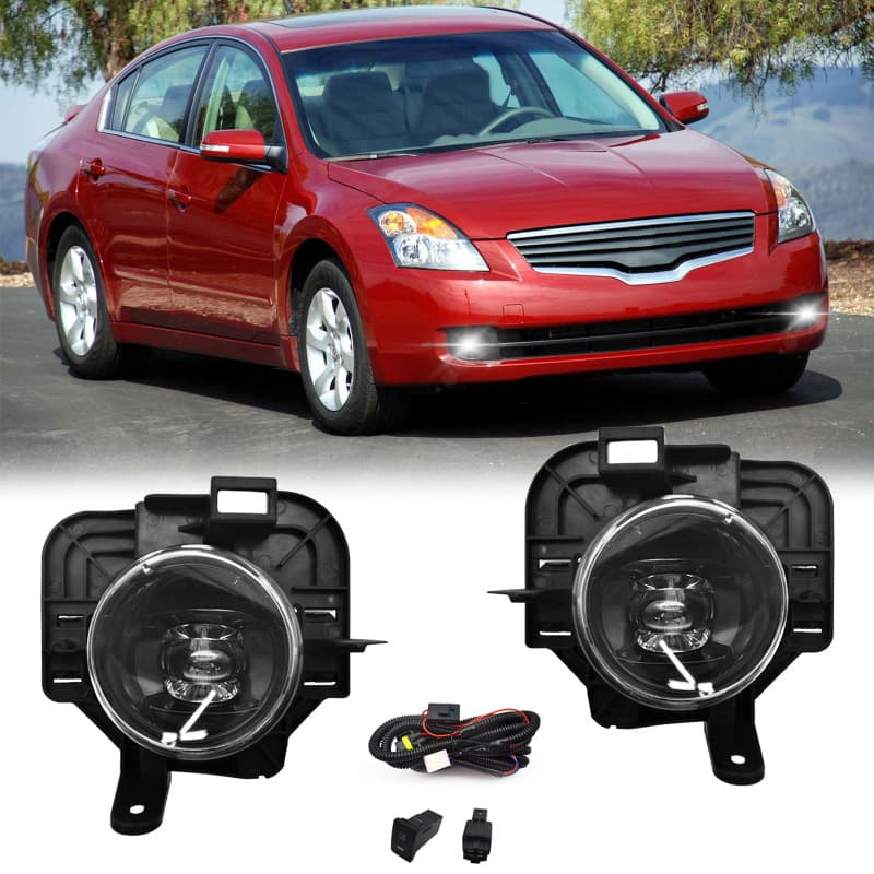 For Nissan Altima 2008 2009 LED Fog Light Assembly Kit