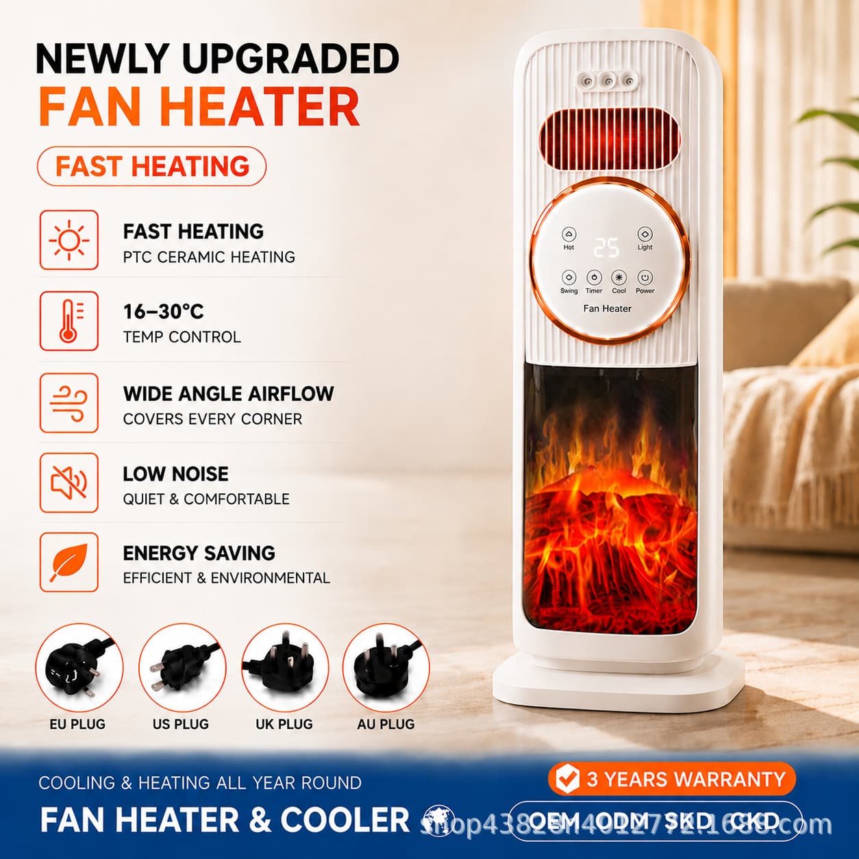 Q7 Cooling and Heating Air Conditioner Fan, Household Appliance, Silent Cooling Fan, Small Evaporative Cooler, Bedroom Water Cooler