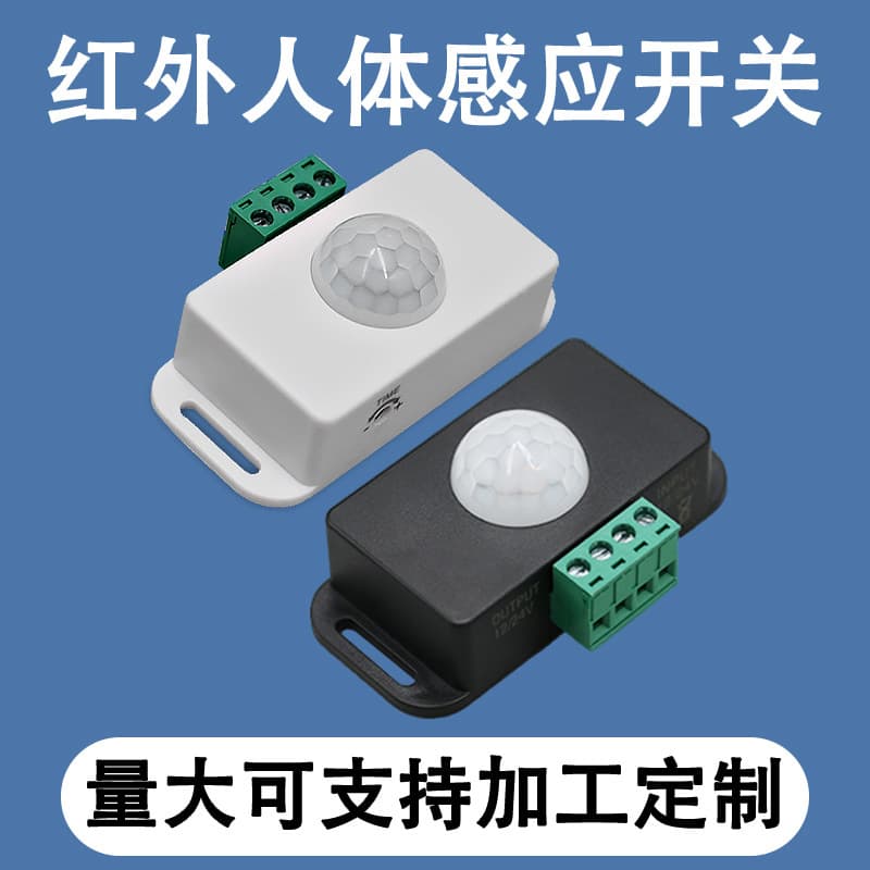 Infrared Motion Detector Human Body Motion Sensor Light Switch PIR Controller for LED Strip Low Voltage Lights