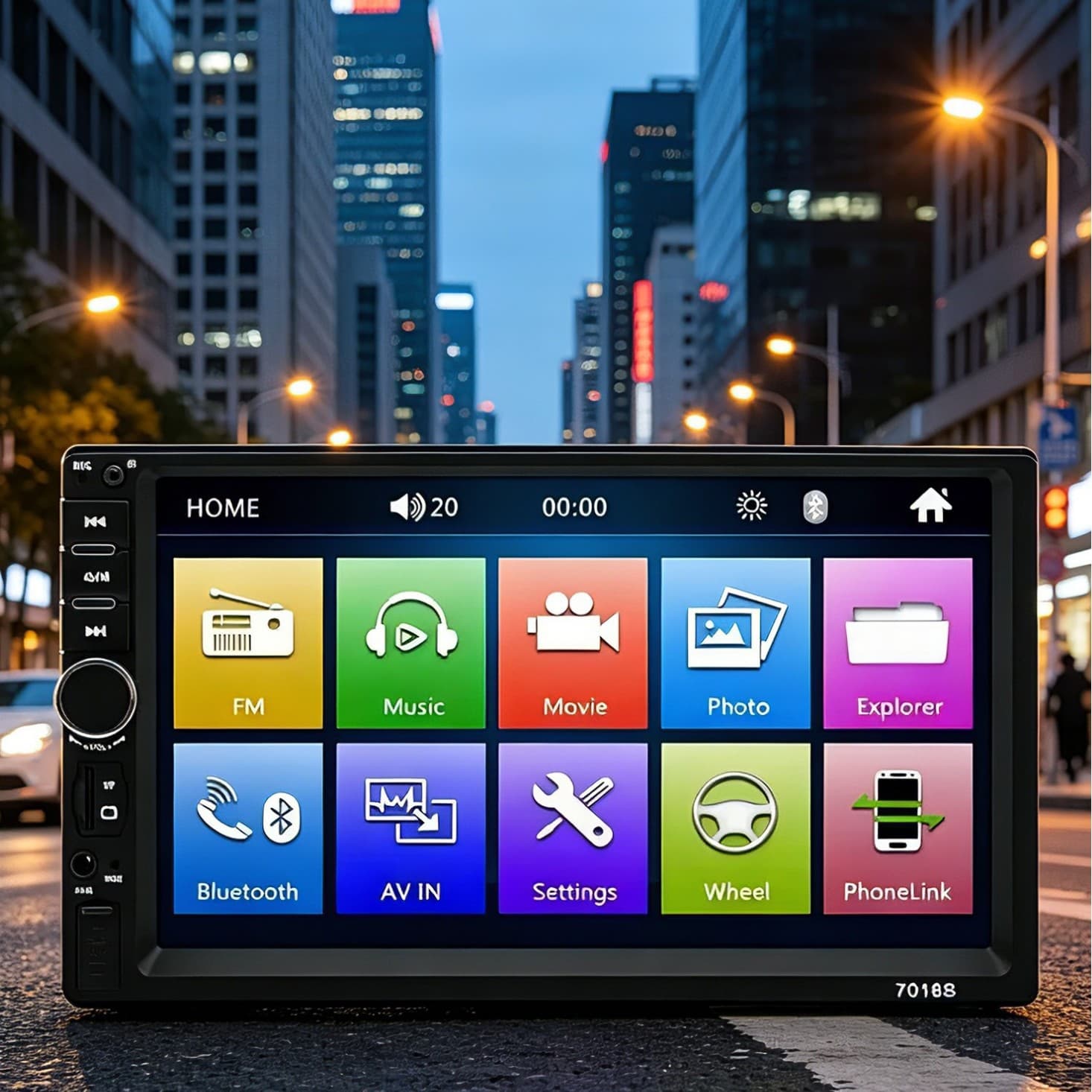 7018B 7-inch HD car MP5 player capacitive convenient carplay Bluetooth call player car