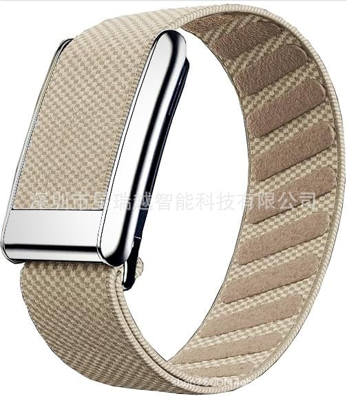Compatible with Whoop 5.0 Watch Nylon Elastic Strap MG/Peak Smart Band Single-Loop Wristband for Cross-Border