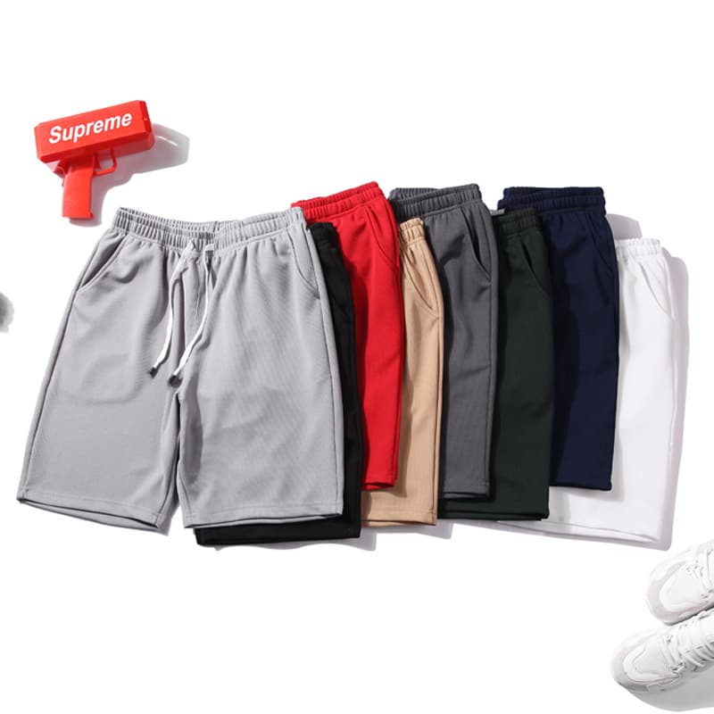 Breathable Shorts Quick-Dry Sports Shorts Casual High Elasticity In Stock Slightly Elastic Loose Mesh Pants Cross-Border