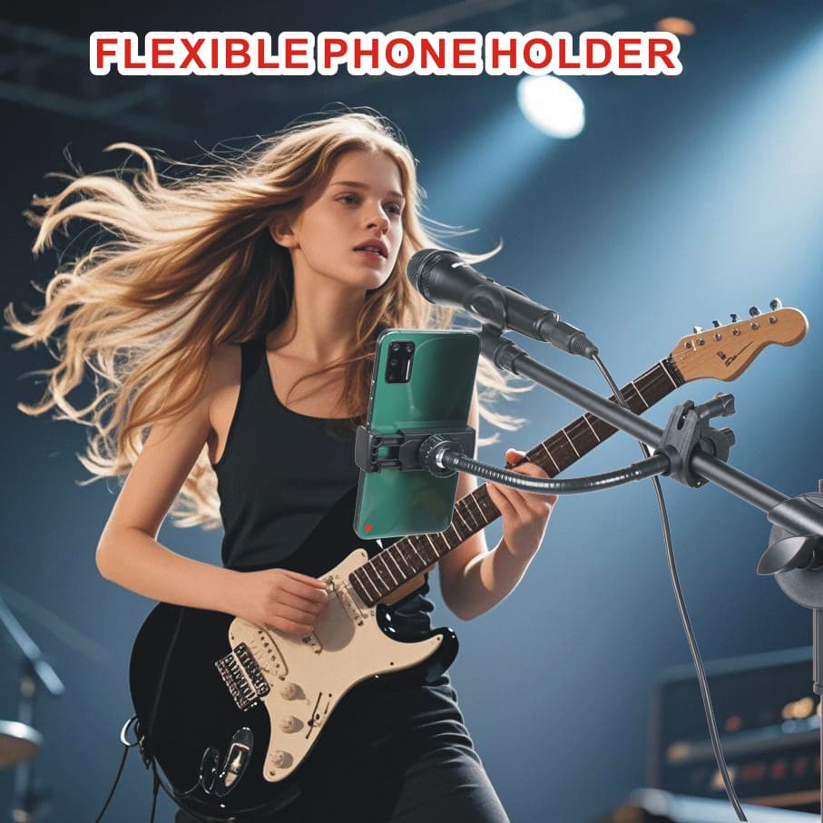 Microphone Phone Holder Microphone Stand Mic Stand Phone Clip